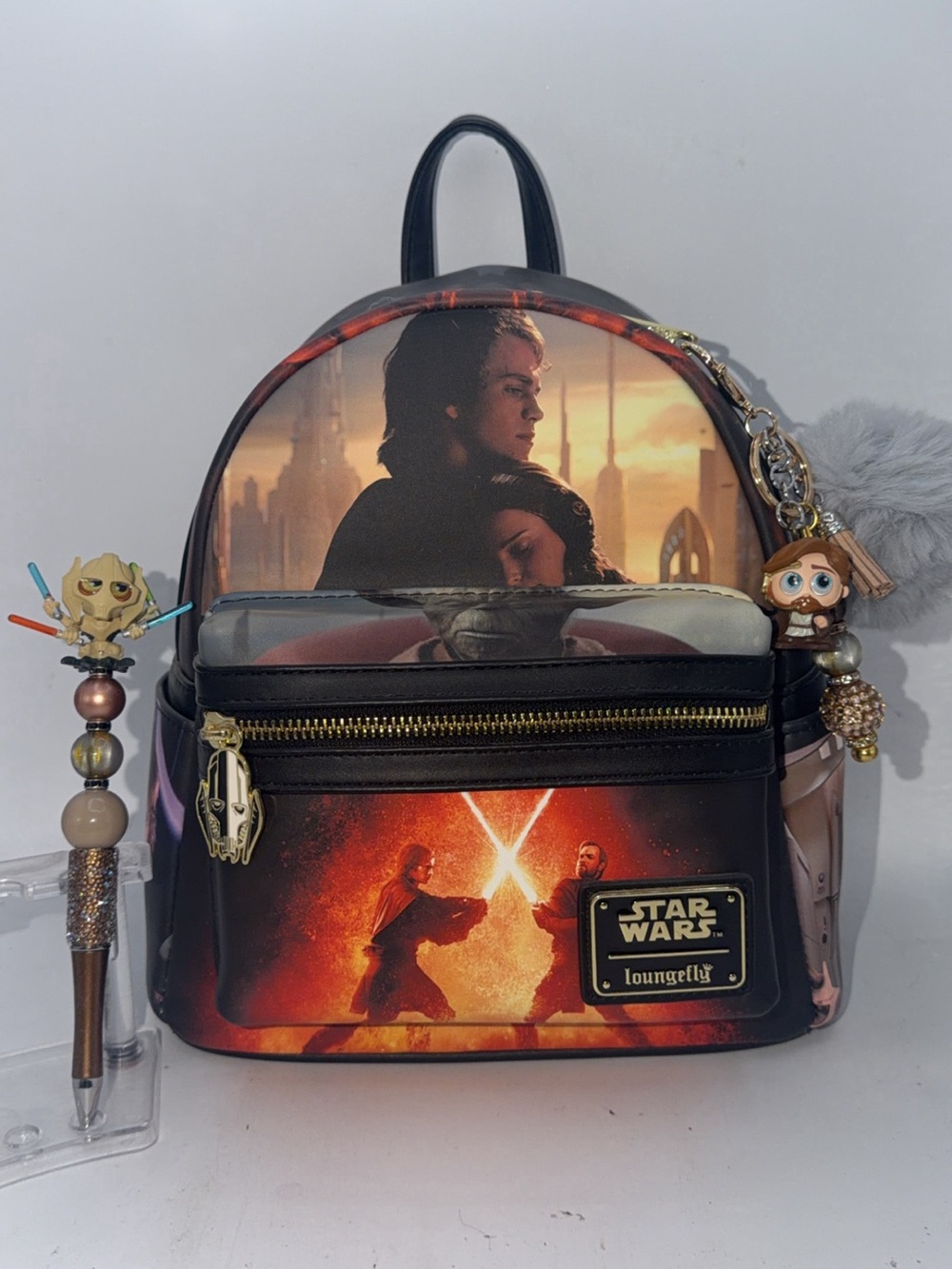 Loungefly Star Wars Revenge of the Sith Anakin Padmé Scene Mini Backpack 3pc
